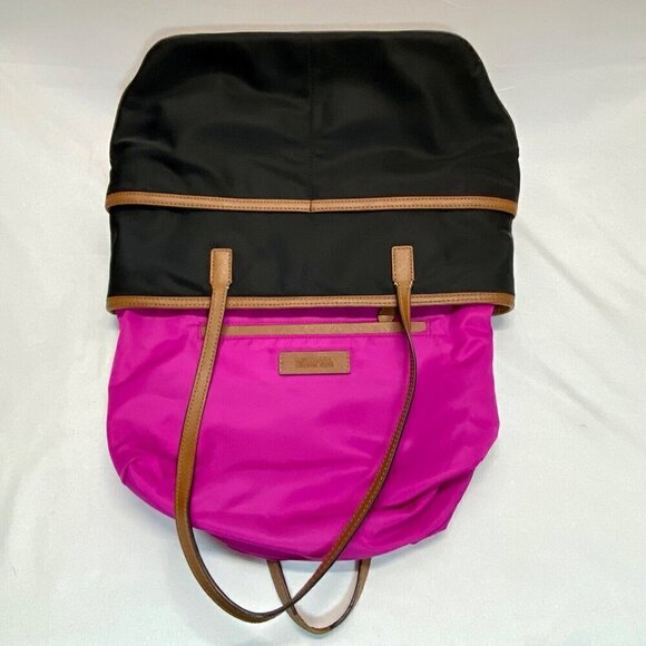 Michael Kors Black and Brown Nylon Kempton Large Pocket Tote GUC - Picture 16 of 16